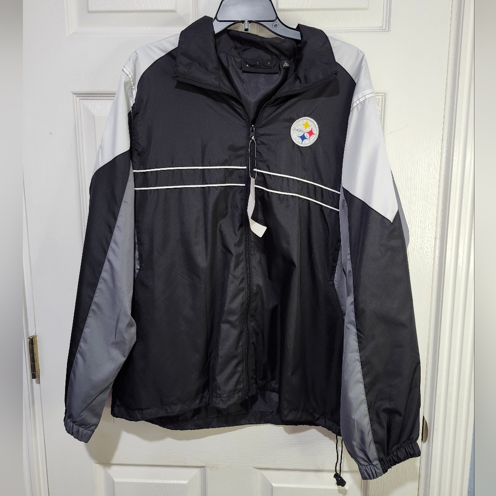 Pittsburgh Steelers Men's Zip Front Jacket Sports Illustrated Size Large